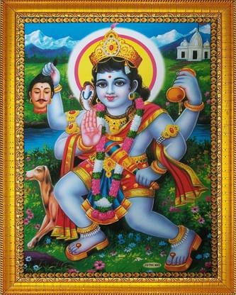 Darsh Craft Bhairav Baba Religious Frame