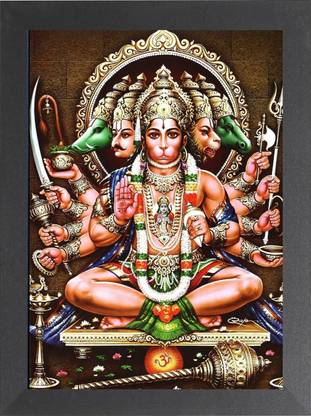 Nuoshopping Sita-RAM/JAI SIYA RAM/SITA RAM/Jai Shree Ram/laxman/hanuman/ram darbar Religious Frame