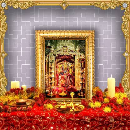 HAWAI Vijayawada Kanaka Durga Devi Durgamma Photo with frame Religious Frame
