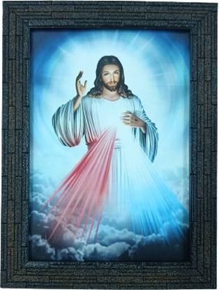 CSW Catholic frames Jesus Christ Divine Mercy Digital Art 7 * 5 inch photo frame Religious Frame