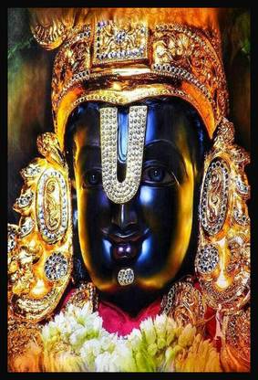 Prem Art And Craft Tirupati Balaji Photo Frame Religious Frame