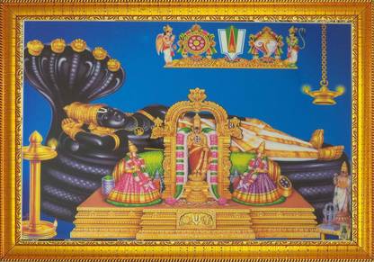 jog craft sri ranganatha swamy photo frame, thiruvaranga tirupati photo frame Religious Frame