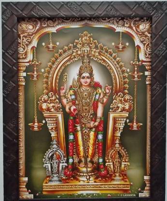 VGS MARKETINGS Thiruchendur Murugan Religious Frame