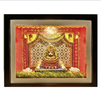 Singhatiya Handicrafts Shyam Baba 3D Photo Frame Religious Frame