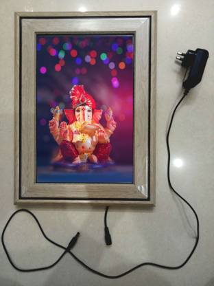 anshul internet point , GANESH JI , LED Religious Frame