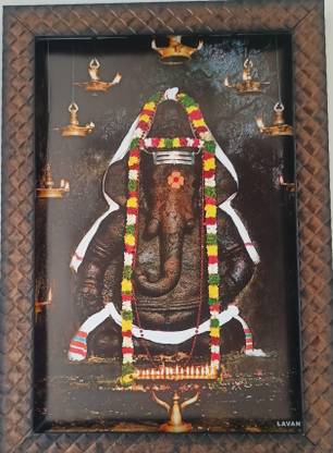 VGS MARKETINGS Sri Pillayarpatti Vinayagar Religious Frame