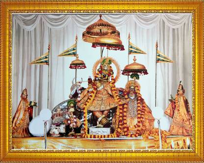 Darsh Craft Govind Dev Ji/Radha Govind Ji Religious Frame