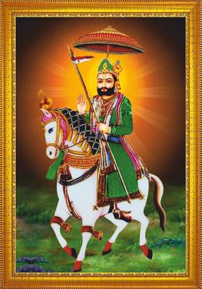 jog craft ramdera photo frame , ramdev pir runicha ramdevra Religious Frame