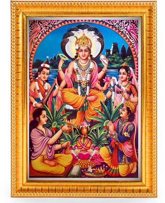PrintShare Lakshmi Narayana Religious Frame