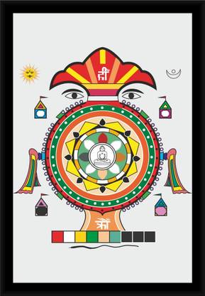 inkart craft Siddha Chakra Mantra Religious Frame