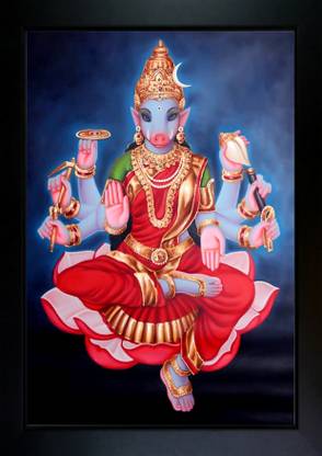 lvy Varahi Amman Photo Frame Religious Frame SIZE (9 * 11 INCH) Religious Frame