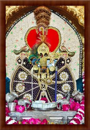 LAXENT Shri Sanwaliya Seth Ji 12x18 Inch Laminated Photo Frame - A3 Size, HD Print Religious Frame