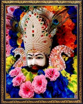 एन डी फ्रेम श्री खटू श्याम जी बाबा फोटो फ्रेम विथ लैमिनेटेड(9.5inchesx11.5inches) रिलीजियस फ्रेम