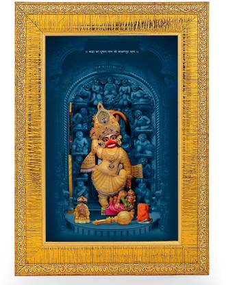 PrintShare Religious Image Of Shri Kashtbhanjan Dev Hanumanji Sarangpur Religious Frame