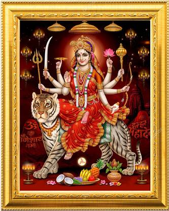 NDFRAME MATA vaishno Devi pindi roop Religious Frame