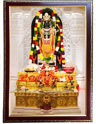 Ayodhaya Ram Mandir Ayodhaya Wale Photo Frame Ramji Murti Frame Ayodhya Ram Photo Frame Religious Frame