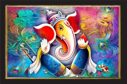 PRANVIGIFTS GANESH JI PHOTO FRAME Religious Frame