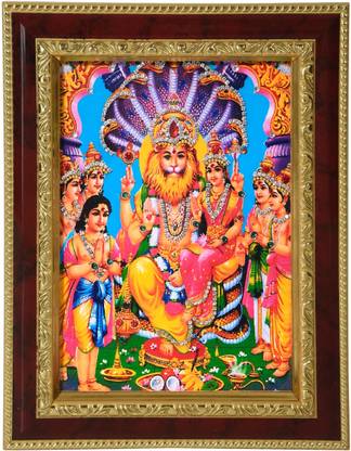 Strotam Lord Narasimha Religious Frame