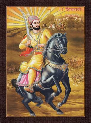 craftery Shivaji Maharaj Religious Frame