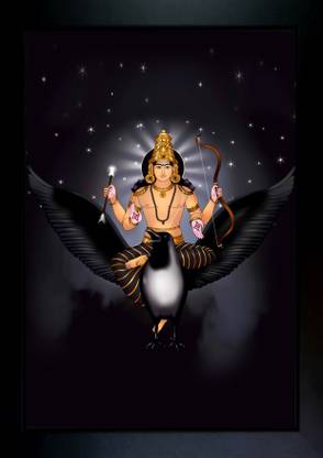RV SALES Shani Dev Photo Frame Religious Frame