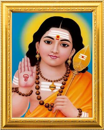 NDFRAME Lord Subramanya Swamy Murugan Valli Devasena Kartikeya Religious Frame