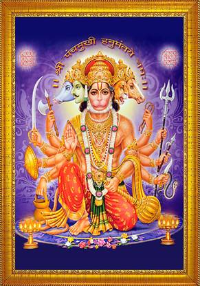 SENSY ARC CRAFT RELIGIOUS BAJARANG BALI Religious Frame