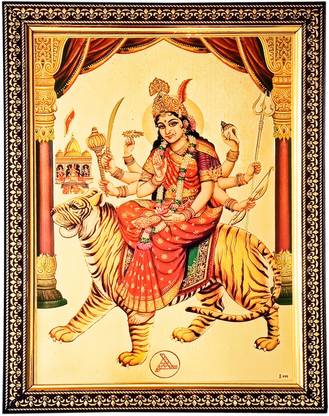 POOJA GHAR Durga Devi Religious Frame
