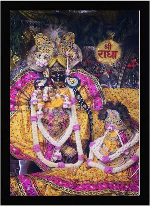 Framewave Shri Radhavallabh Lal JI / Full HD Photo Frame / 5x7 Religious Frame