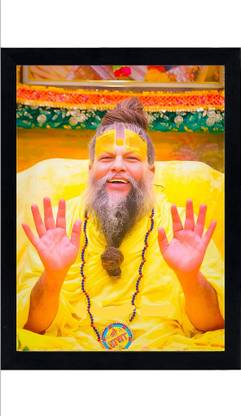 Framewave Premanand Maharaj / Shri Hit Premanand Govind Sharan Full HD Photo Frame 5x7 Religious Frame