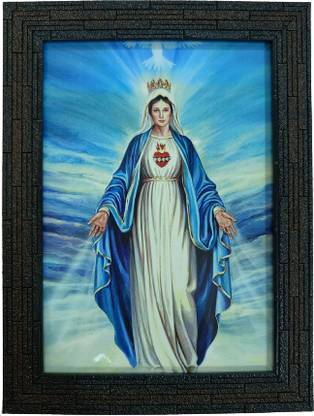 CSW Catholic frames Our Lady of Grace/Virgin Mary Digital Art 7 * 5 inch photo frame Religious Frame
