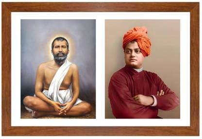HitechMart Ramakrishna paramahamsa and vivekananda Photo Frame Religious Frame