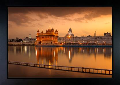 RV SALES Golden Temple Photo Religious Frame