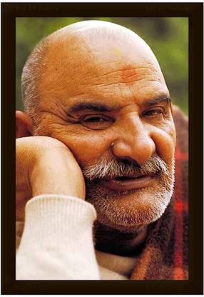 ABI groups Neem Ka-roli Baba 13*10 inches Religious Frame