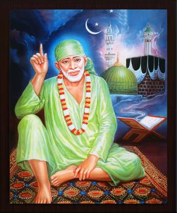 Darsh Craft Sai Baba Religious Frame