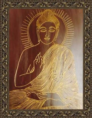 LAXMI Lord Budha Religious Frame