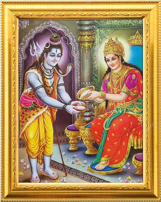 NDFRAME Annapurna Devi Photo Frame Religious Frame