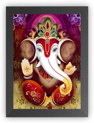 US COLLECTION Ganesh ji Religious Frame