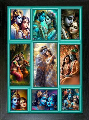 LOKANJ RADHA KRISHNA LOVE PHOTO FRAME | RADHE SHYAM PICTURE FRAMES Religious Frame