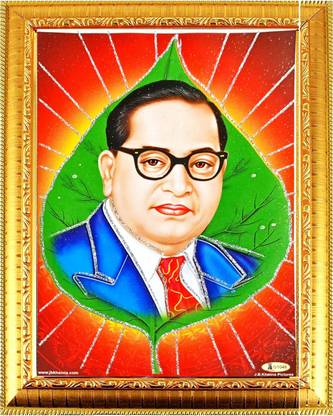 VCARTNOW Ambedkar JI Photo Frame Religious Frame