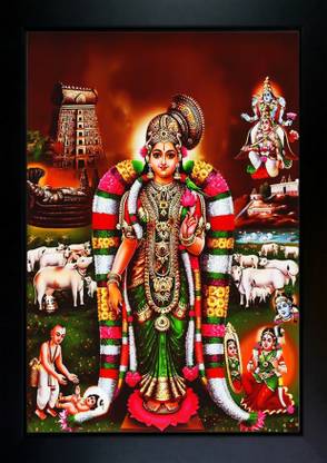 RV SALES Aandal Nachiyar / amman Goda devi Photo Frame Religious Frame