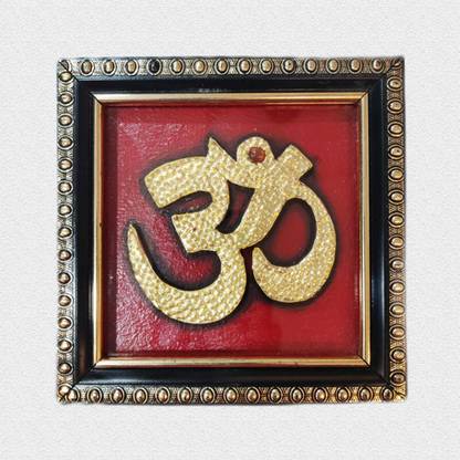 TANJORE Om Photo Frame-3D for Wall Décor Religious Frame