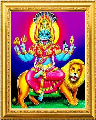 NDFRAME Sri Pratyangira Devi Photo Frame Religious Frame