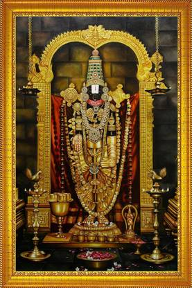 jog craft tirupati balaji, tirupati balaji photo frame Religious Frame