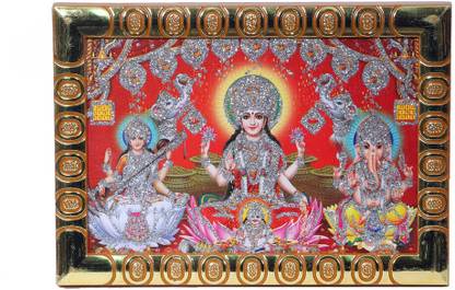 Dharmikk Dhan Devi Laxmi ji Photo Frame | Pocket size photo frame Religious Frame