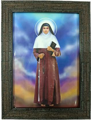 CSW Catholic frames St Alphonsa Digital Art 7 * 5 inch photo frame Religious Frame