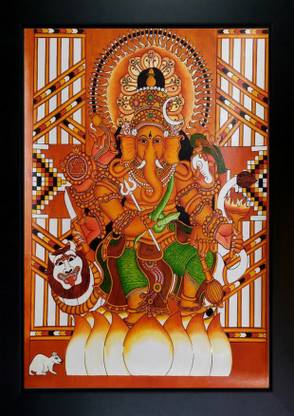 RV SALES drishti ganpati photo Religious Frame