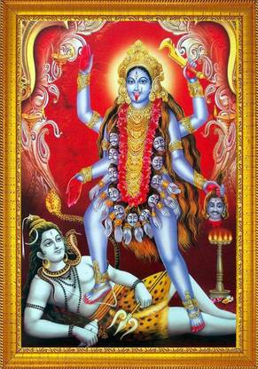 जॉग क्राफ्ट काली माँ फोटो , काली माता फोटो फ्रेम रिलीजियस फ्रेम