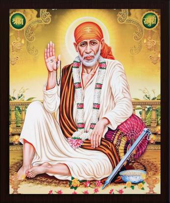 Rayno craft Sai Baba Religious Frame