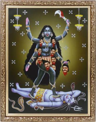 BM Traders Kali Maa Religious Frame