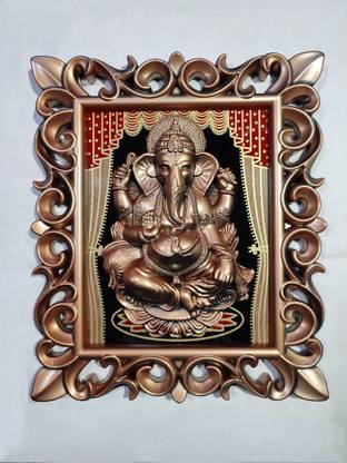 Pleasure Treasure Ganesha/ Ganpati Religious Frame